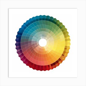 Color Wheel Art Print