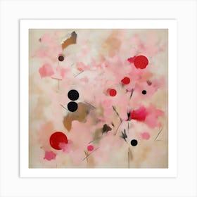 Dadaism Art, Abstract sakura 4 Art Print