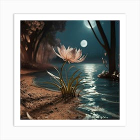 Lotus Flower 1 Art Print