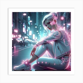 Cyberpunk Art Art Print