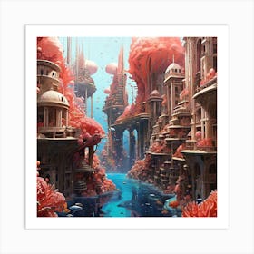 City Under The Sea Art Print