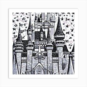 Cinderella Castle 2 Art Print