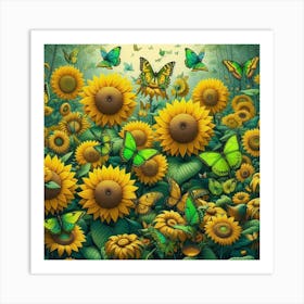 Sunflower Art Print