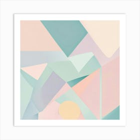 Abstract Geometric Pattern 37 Art Print