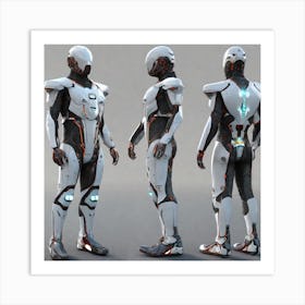 Futuristic Suit 62 Art Print