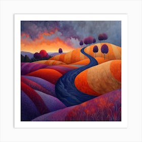 Landscape Painting Art Print