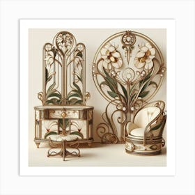 Deco Furniture 7 Art Print