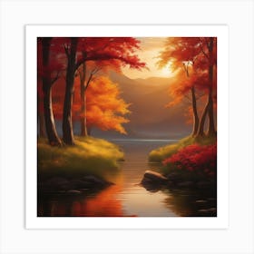 The Perfect Image Is A Serene Harmonious And Visually Captivating Scene That Elicits A Sense Of Wo 224884834 Art Print