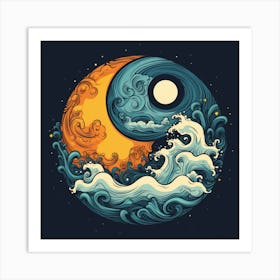 Yin Yang 6 Art Print