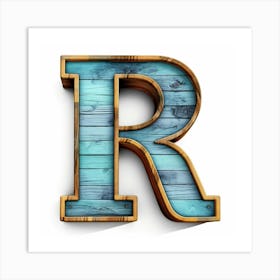 Letter R Art Print