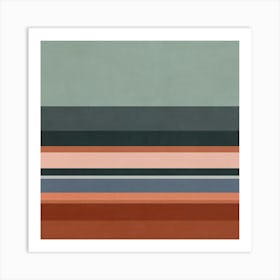 Colored Stripes - 02 Art Print