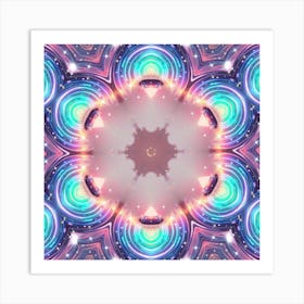 Psychedelic Mandala 62 Art Print