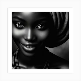 Beautiful African Woman 1 Art Print