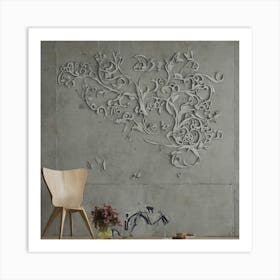 Abstract Floral Wall Art 6 Art Print