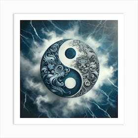 Yin Yang Art Print