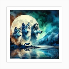 Creative Wild Animal Representation 8 Art Print