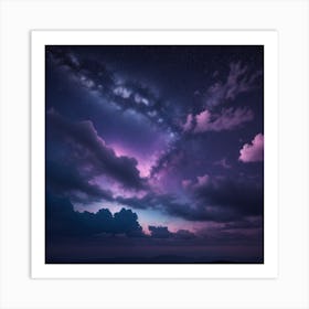 Dreamy Night Sky Art Print