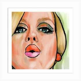 Twiggy Art Print