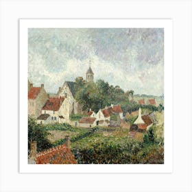 Village Of Saint-Julien Art Print