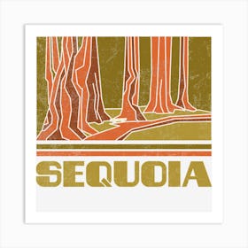 Sequoia Shirt Us National Park Gift Sequoia National Park Tee Outdoor Art Print