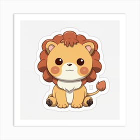 Lion picture Art Print