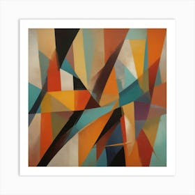 Abstract Painting 1018 Art Print