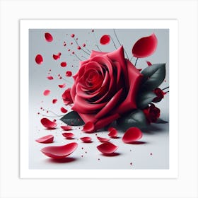 Rose, Modern Art Print