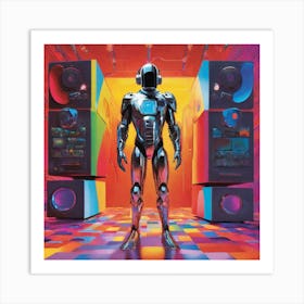 Futuristic Man 172 Art Print