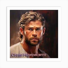 Chris Hemsworth 1 Art Print