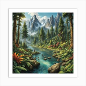 Forest 7 Art Print