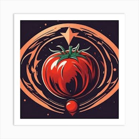 Tomato In Space Art Print