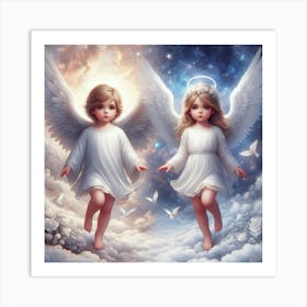 Angels Art Print