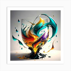 Abstract Painting 21 Art Print