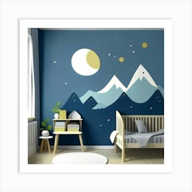 Mountain Wall Mural Art Print