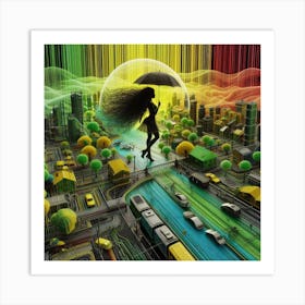 Rasta City Art Print