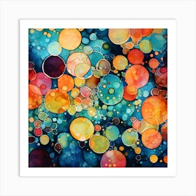 Bubbles In The Air Art Print