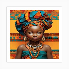 African Girl 3 Art Print