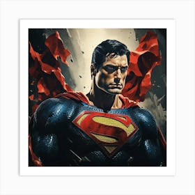 Superman Print Art Print 3 Art Print