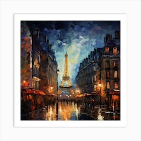 Paris At Night 12 Art Print