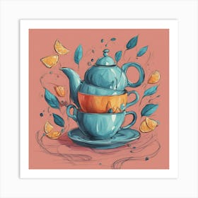 Tea Art 5 Art Print