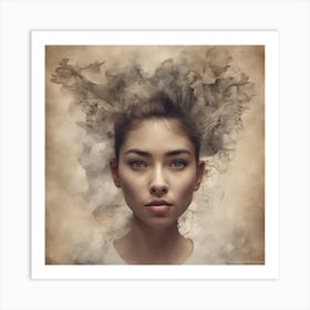 Portrait Of A Woman Art Print