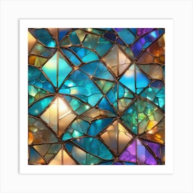 Vitray Style Sky Havana Broken Glass Effect No Background Stunning Something That Even Doesnt E Art Print