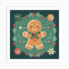 Gingerbread Man 13 Art Print