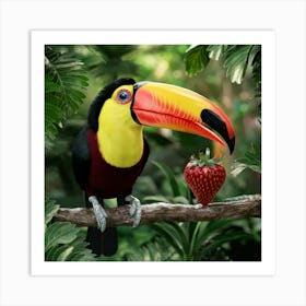 Toucan Stock Videos & Royalty-Free Footage Art Print