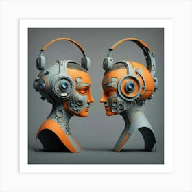 Robots Art Print