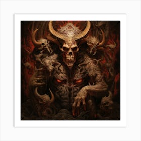 Demons Of Hell Art Print