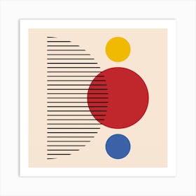 Abstract Circles 10 Art Print