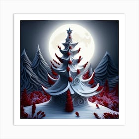 Fantasy Christmas Tree Art Print