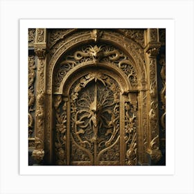 Lord Of The Rings Door Art Print