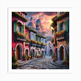 Venetian Alley Art Print